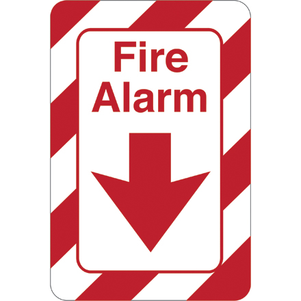 "Fire Alarm" 9 x 6" Facility Sign