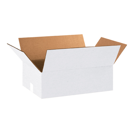 18 x 12 x 8" White Corrugated Boxes