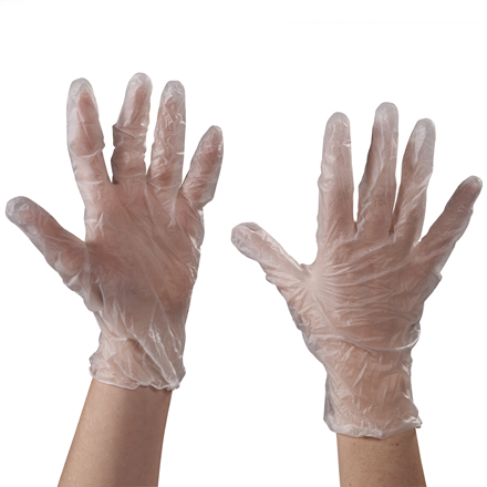 Vinyl Gloves - Clear - 3 Mil