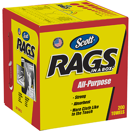 Scott<span class='rtm'>®</span> Rags In A Box (2 Pack)