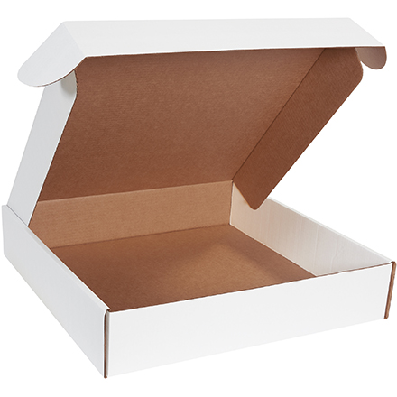 20 x 20 x 4" White Deluxe Literature Mailers