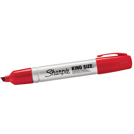 Red Sharpie<span class='rtm'>®</span> King Size<span class='tm'>™</span> Markers