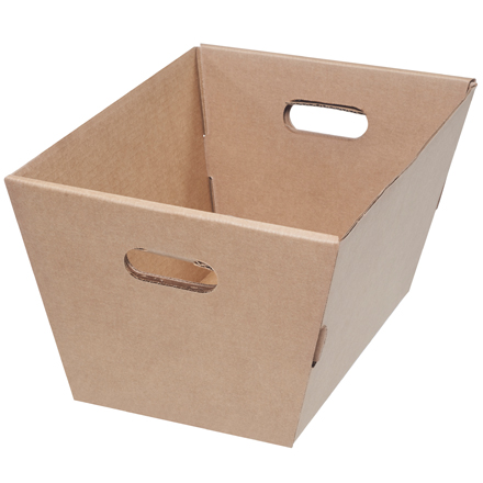 19 <span class='fraction'>1/2</span> x 13 x 10" Corrugated Tote