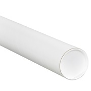 Kraft Mailing Tubes with End Caps - 3 x 36, .080 thick