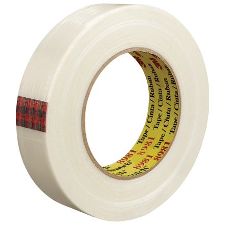 1" x 60 yds. (12 Pack) 3M<span class='tm'>™</span> 8981 Strapping Tape