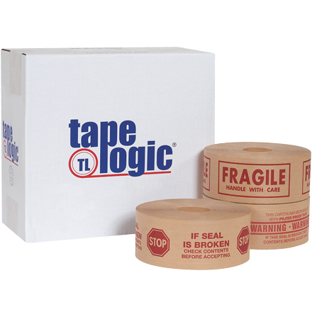 Tape Logic<span class='rtm'>®</span> Pre-Printed Reinforced Water Activated Tape