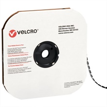 Velcro Brand 183264 3/8 Dia. Hook Black Adhesive Dots, 1800 Pk.