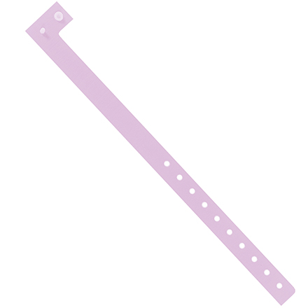 3/4" x 10" Lavender Plastic Wristbands